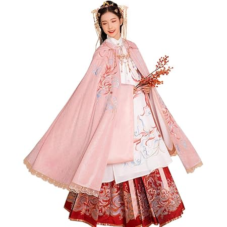 Amazon Nolcctn 漢服 マント 中華服 レディース コスプレ 2way 唐装 金魚の刺繍 中国宮廷風 仮装 フード付き 厚手 春 秋 冬 女の子 写真撮影 古風 ステージ衣装 マント コスプレ 仮装 通販