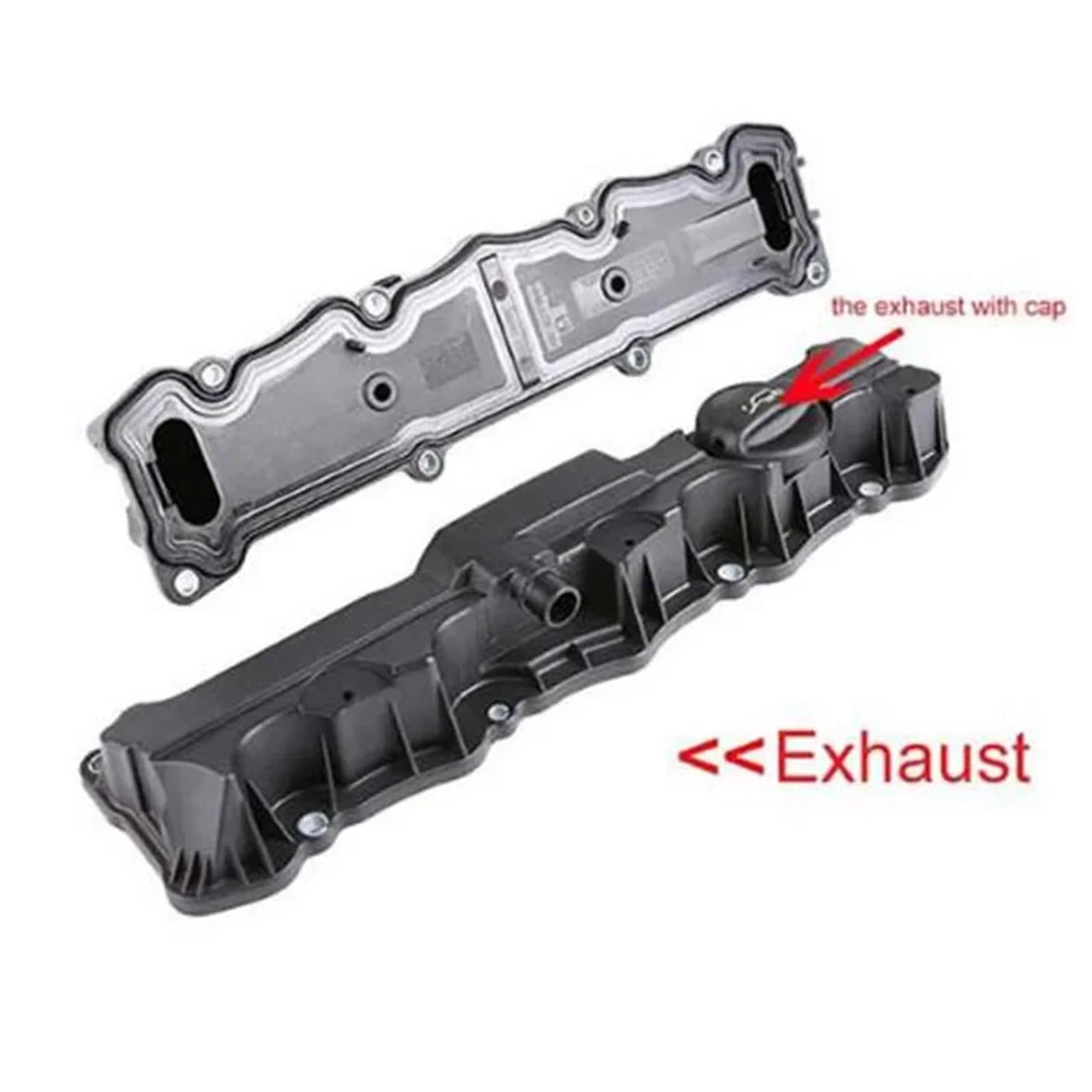Junta de tapa de la cámara de la válvula de admisión y escape del motor con tapa para Peugeot 206, 207, 307, 308, 301, 308S, 2008 y 408. Juego de juntas(9658651780)