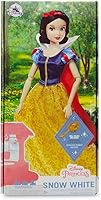 Vista 9 de Disney Store Muñeca clásica de princesa para niña (Blancanieves), 11 pulgadas, incluye cepillo con detalles moldeados, juguete totalmente posable