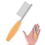 DLUGOPIS 4 In Pet Face and Finishing Comb for Dogs Small Faces Metal Pocket Comb Perfect For Matted Fur Knots Tangles