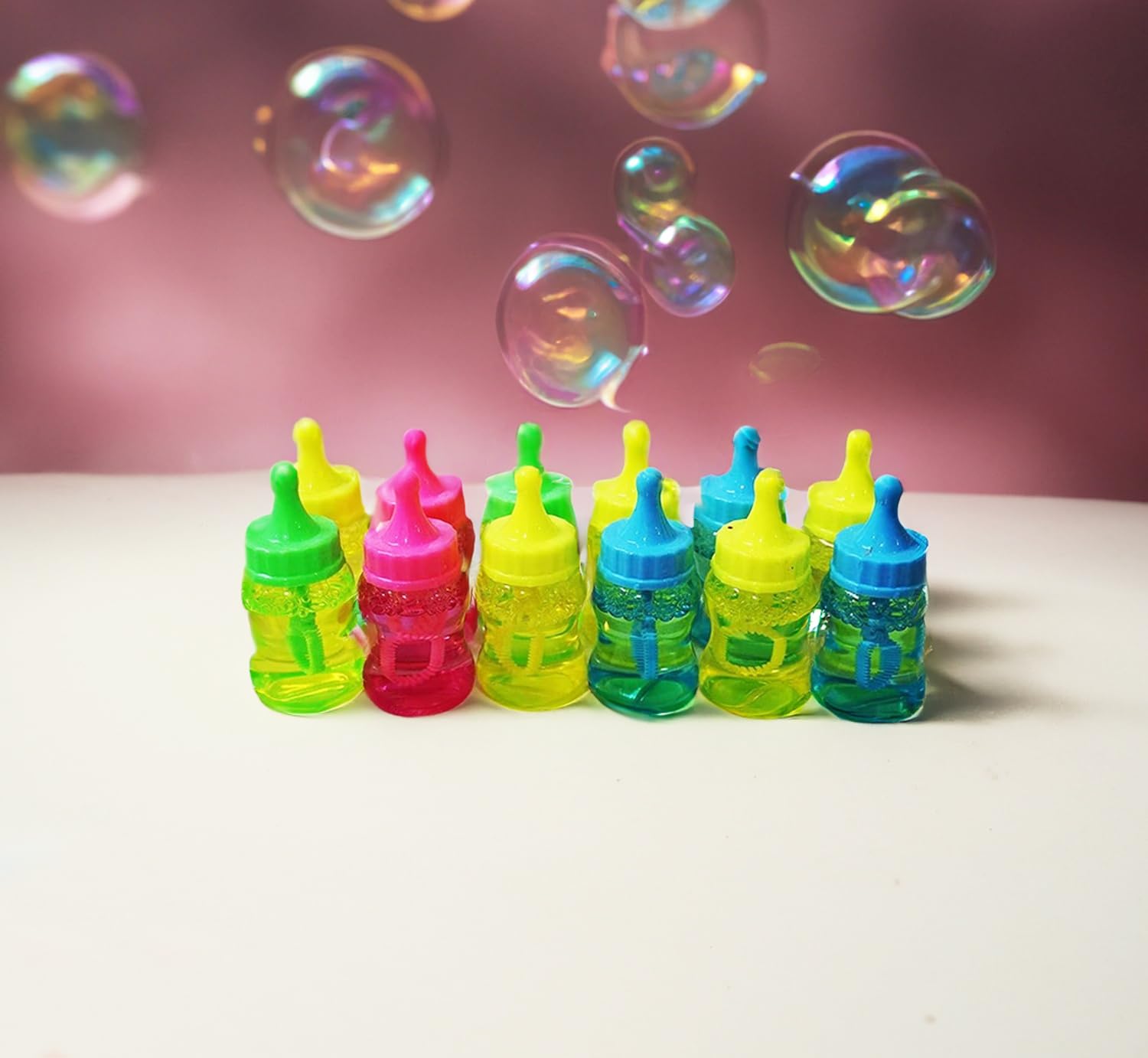BITONA® 12 Small soap Bubble Bottles for Kids Endless Fun (Multicolour) -Set of 12 Bottles (B0BQ4C8FW6) Amazon Price History, Amazon Price Tracker