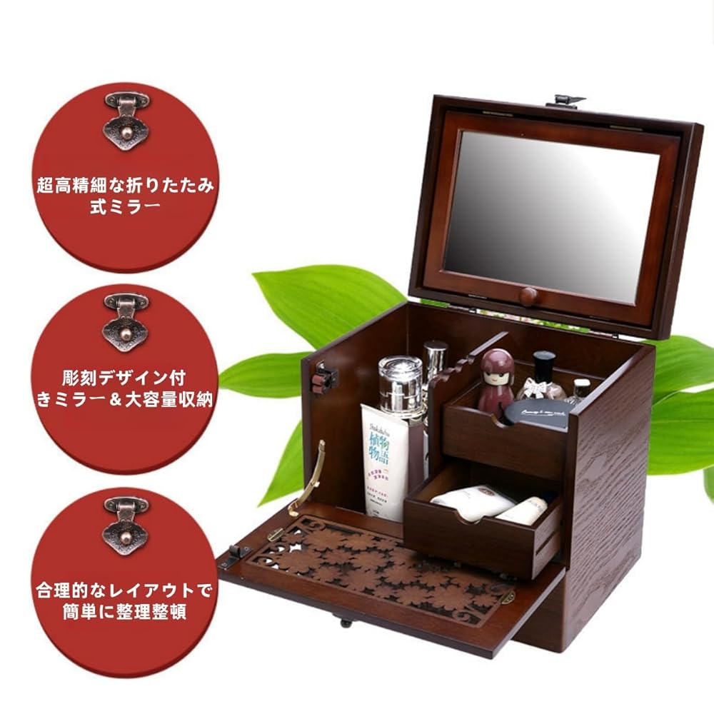 Amazon.co.jp: メイクボックス コスメボックス コスメ収納 化粧