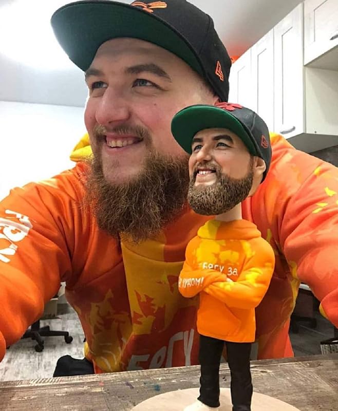Figuras personalizadas de Bobbleheads esculpidas por el famoso artista de arcilla de Tiktok Jerry Regalos de figuras personalizadas para novio esposo jefe compañero de oficina