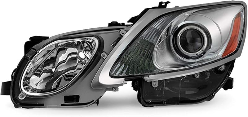 AKKON - For 2006-2011 Lexus GS-Series S190 GS300/350/430/450h/460 Headlight | [HID/Xenon w/ AFS Only] OE Factory Style Chrome Housing Clear Lens Driver and Passenger Side Direct Replacement