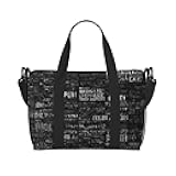 Programmer Programming Code Print Large Travel Duffel Bag Foldable Lightweight Weekender Bags, Carry On Overnight Tote Bags, Gym Duffel Bags Hospital Bags Yoga Bags For Women Men