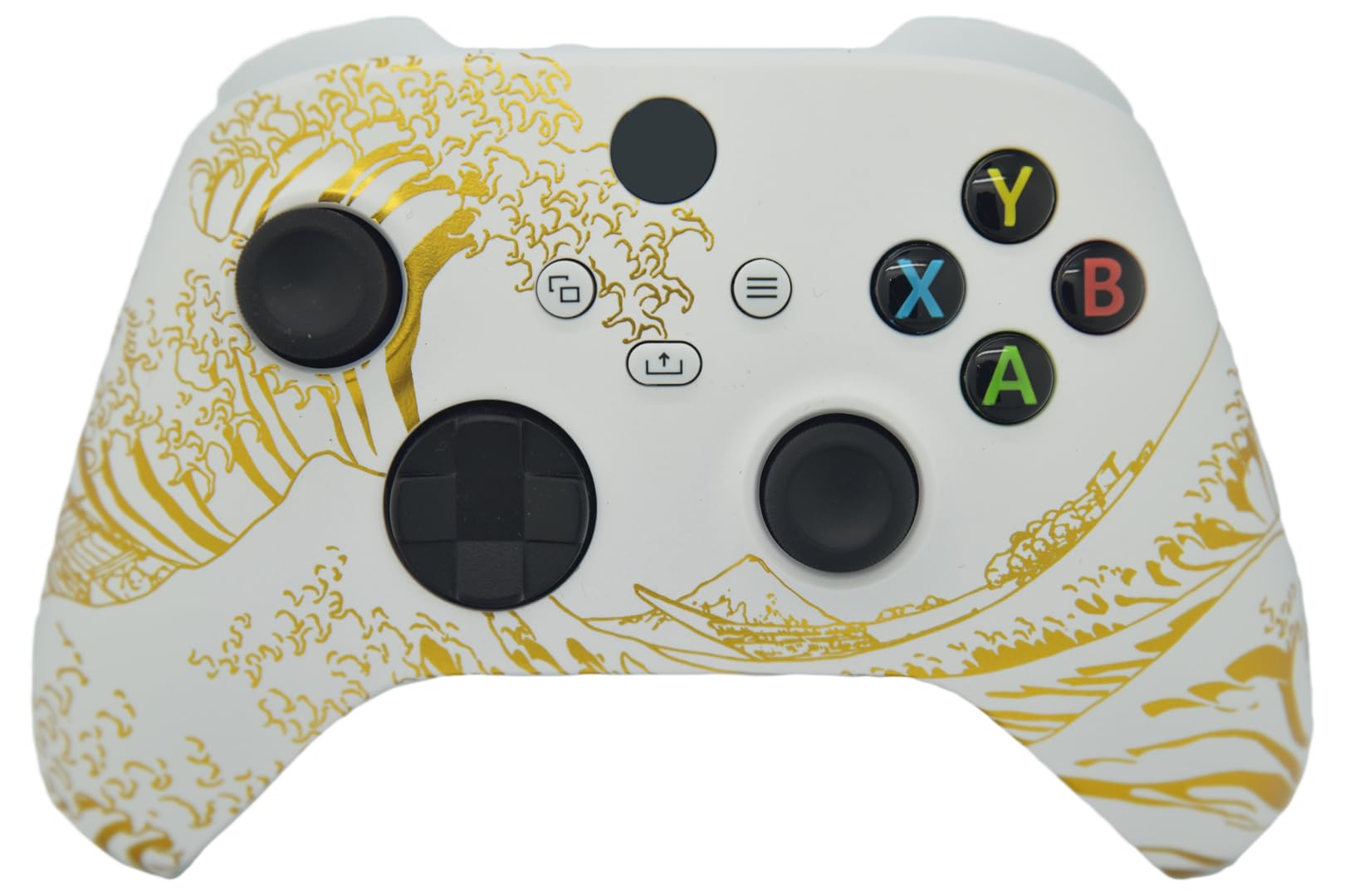 ProControllers LLC Controlador personalizado con aerógrafo de mano compatible con Xbox Series X/S y Xbox One (Series X/S Gold Wave)