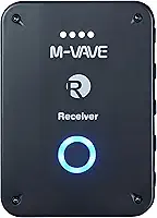 M-VAVE VEDO Receptor WP-9 para Monitor de Ouvido Sem Fio 2.4G Recarregável, Função Mudo, Suporte a Volume, Estéreo/Mono, Apenas 1 Unidade do Receptor (Não Inclui Transmissor), Latência Ultrabaixa