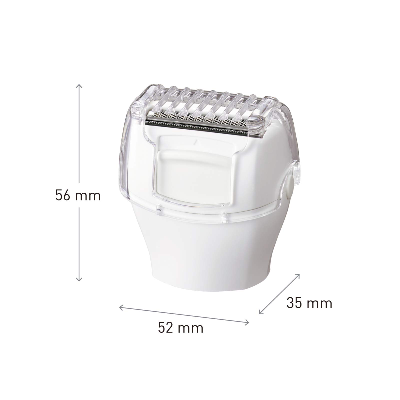 Panasonic Aufsatz Epilierer ES-2D01 / Rasieraufsatz mit Langhaarschneider / Aufsatz für alle Epilierer der EY- und EL-Serie