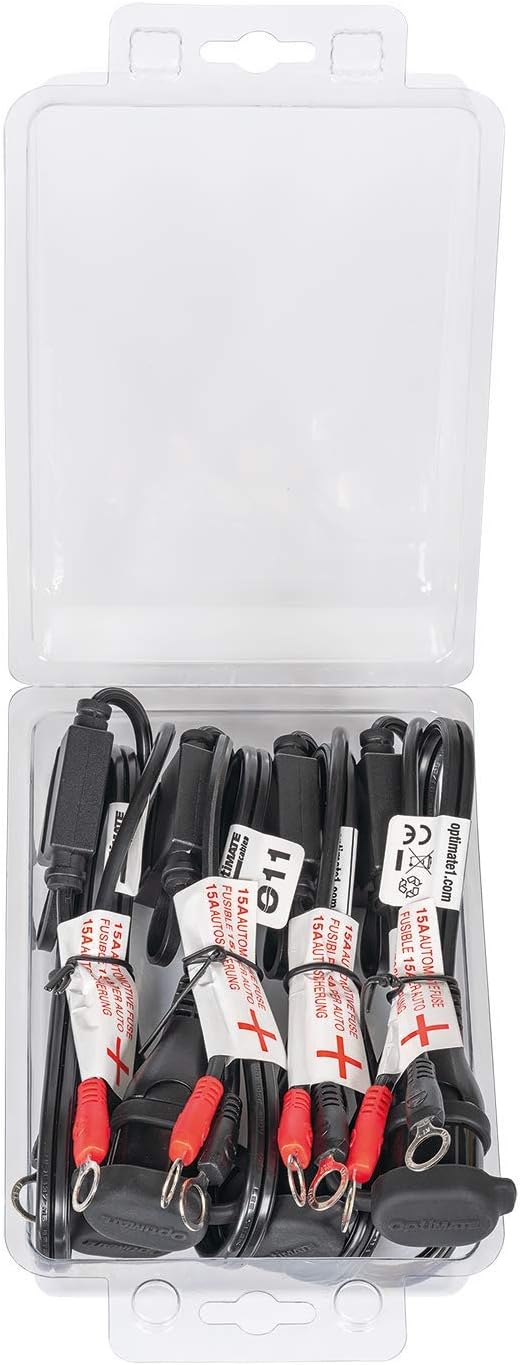 Optimate cable O-11x4, ring terminal harness, auto/marine
