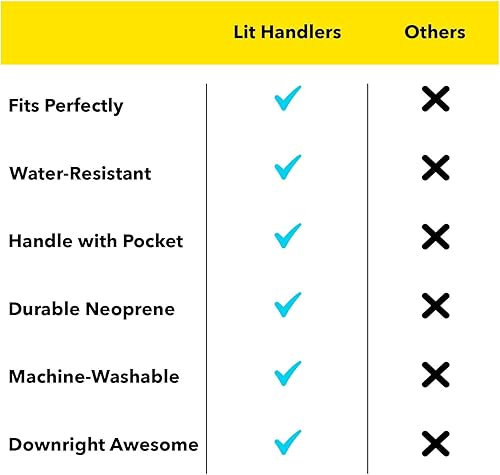 Miniatura 3 de Lit Handlers - Soporte delgado para latas, funda para latas de 12 onzas de alto para bebidas delgadas, material de neopreno, enfriador y cubierta