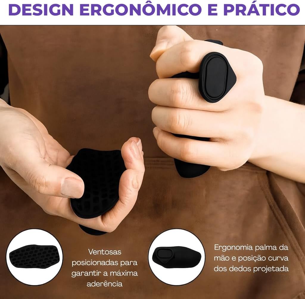 Luva de Academia Grip Antiderrapante com Protetor Palmar – Unissex, Musculação e Crossfit - Ideal para Treino, Academia, Crossfit e Exercícios - Inclui Estojo Luva de Academia Grip Antiderrapante com Protetor Palmar – Unissex, Musculação e Crossfit - Ideal para Treino, Academia, Crossfit e Exercícios - Inclui Estojo