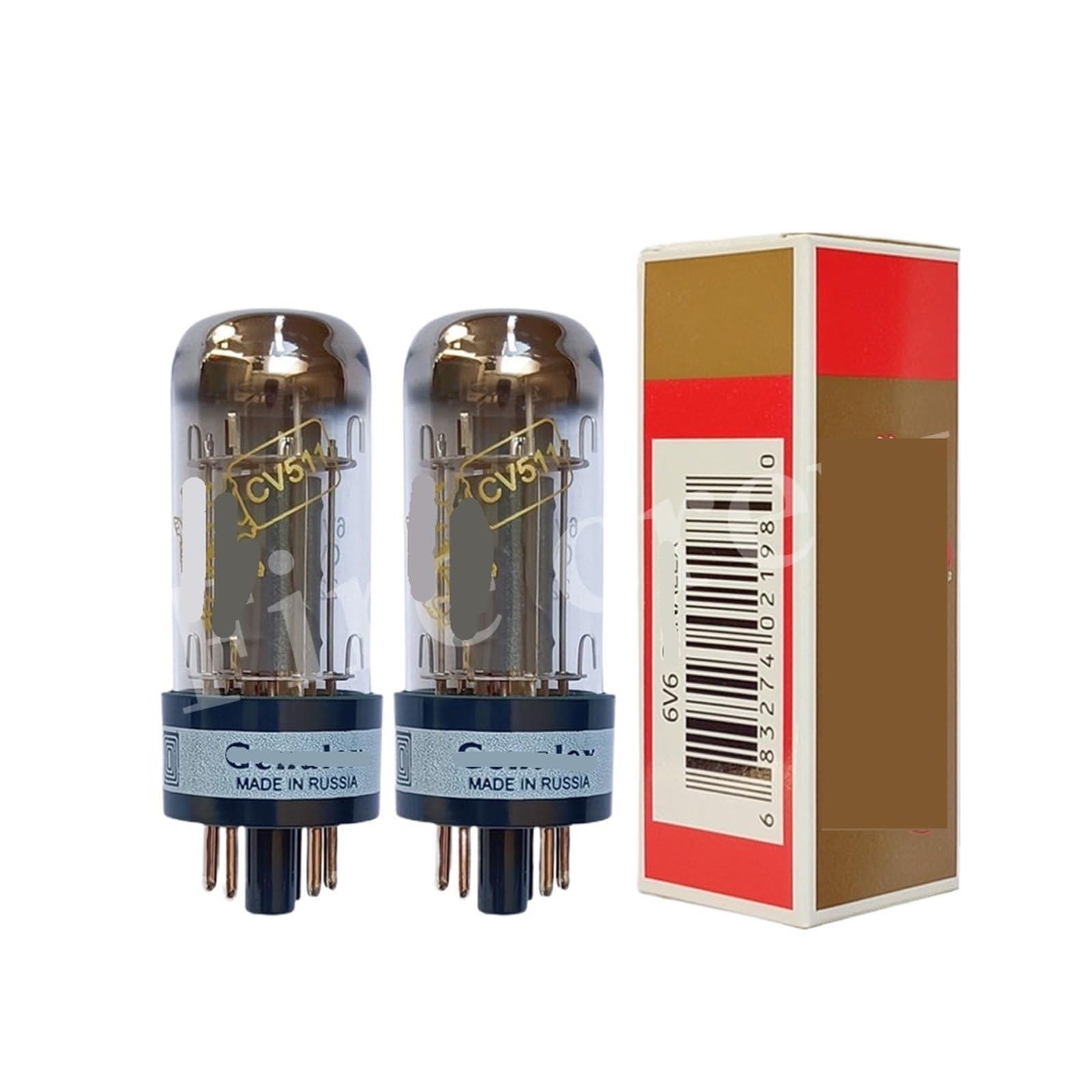 6V6 6V6GT tube replaces CV511 6P6P for HIFI audio amplifier kit DIY matching four-way(2pcs Matched Pair)