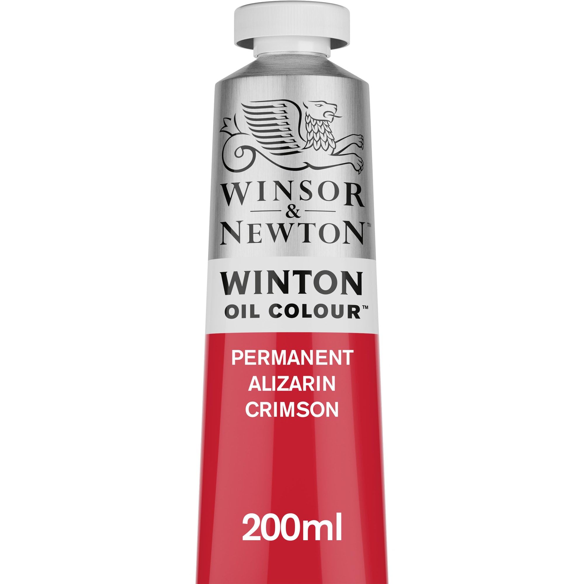Winsor & Newton Winton Oil Color, 200ml (6.75-oz) Tube, Permanent Alizarin Crimson