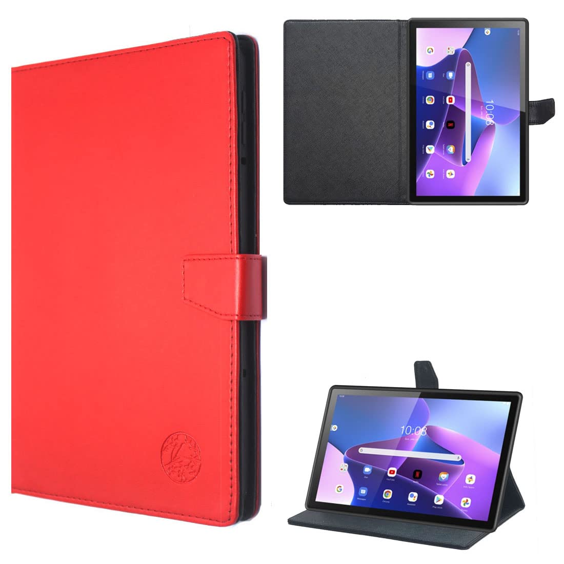 Zaoma PU Leather Flip Flap Case Cover Compatible for Lenovo Tab M10 3rd Gen 10.1 inch TB-328XU TB-328FU (Black) (B0BH8FCWJF) Amazon Price History, Amazon Price Tracker