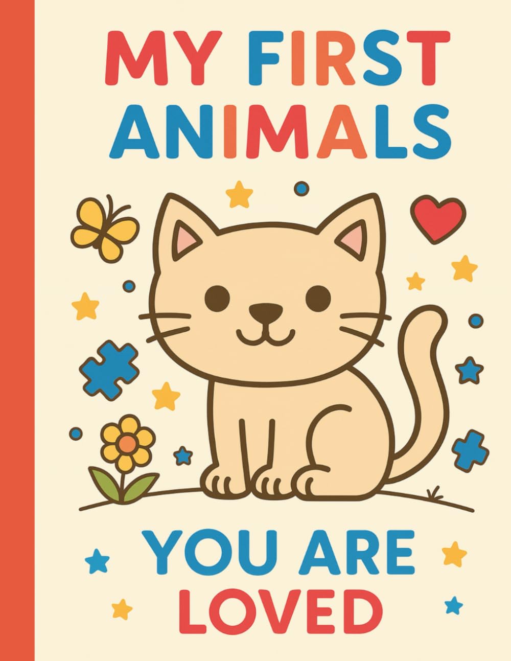My First Coloring Book – Big Shapes for Little Hands: A calm and simple coloring book for children ages 4–6