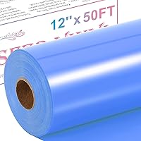 Vista 13 de XSEINO Rollo de vinilo de transferencia de calor, rollo de vinilo HTV negro de 12 pulgadas x 25 pies para camisas, rollo de vinilo para planchar