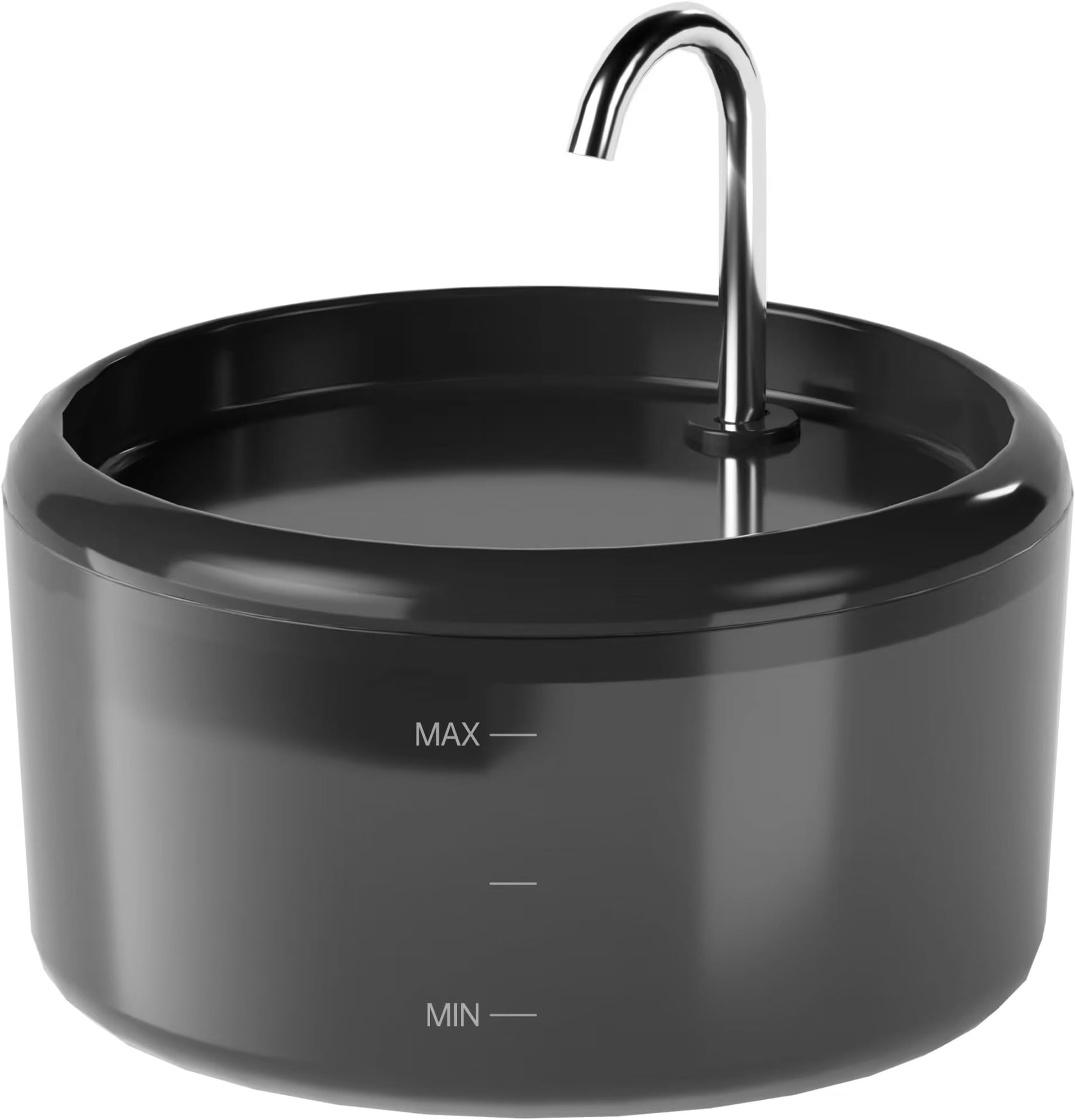 Cat Water Fountain for Drinking Silent: Cat Fountain Automatic - 2.4L Water Fountain Kitten Bowl Indoor - Pet Fountain with LED Light - Electric Pet Water Dispenser for Small Animal - Faucet Shape