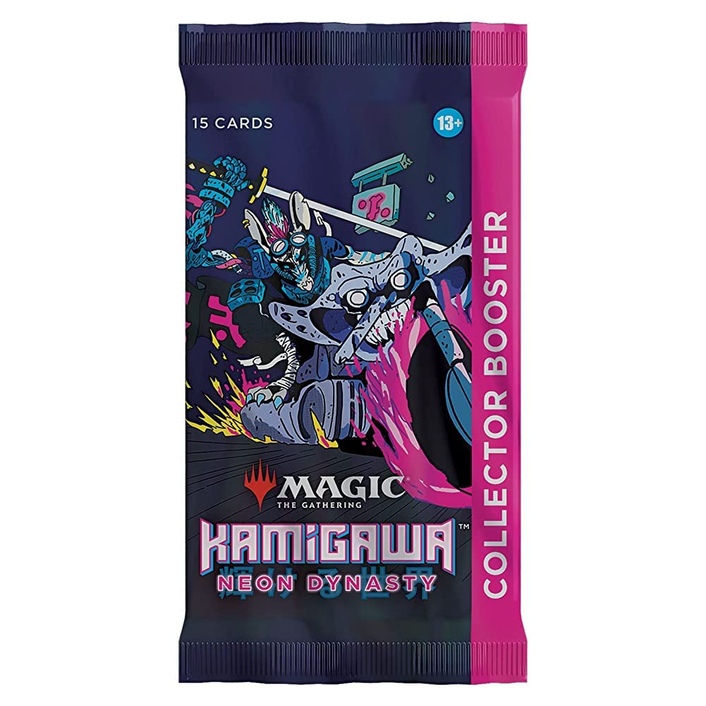 MTG 神河NEON DYNASTY プロモパック　15パック Amazon.com: Magic: The Gathering Collector Booster Pack Lot MTG