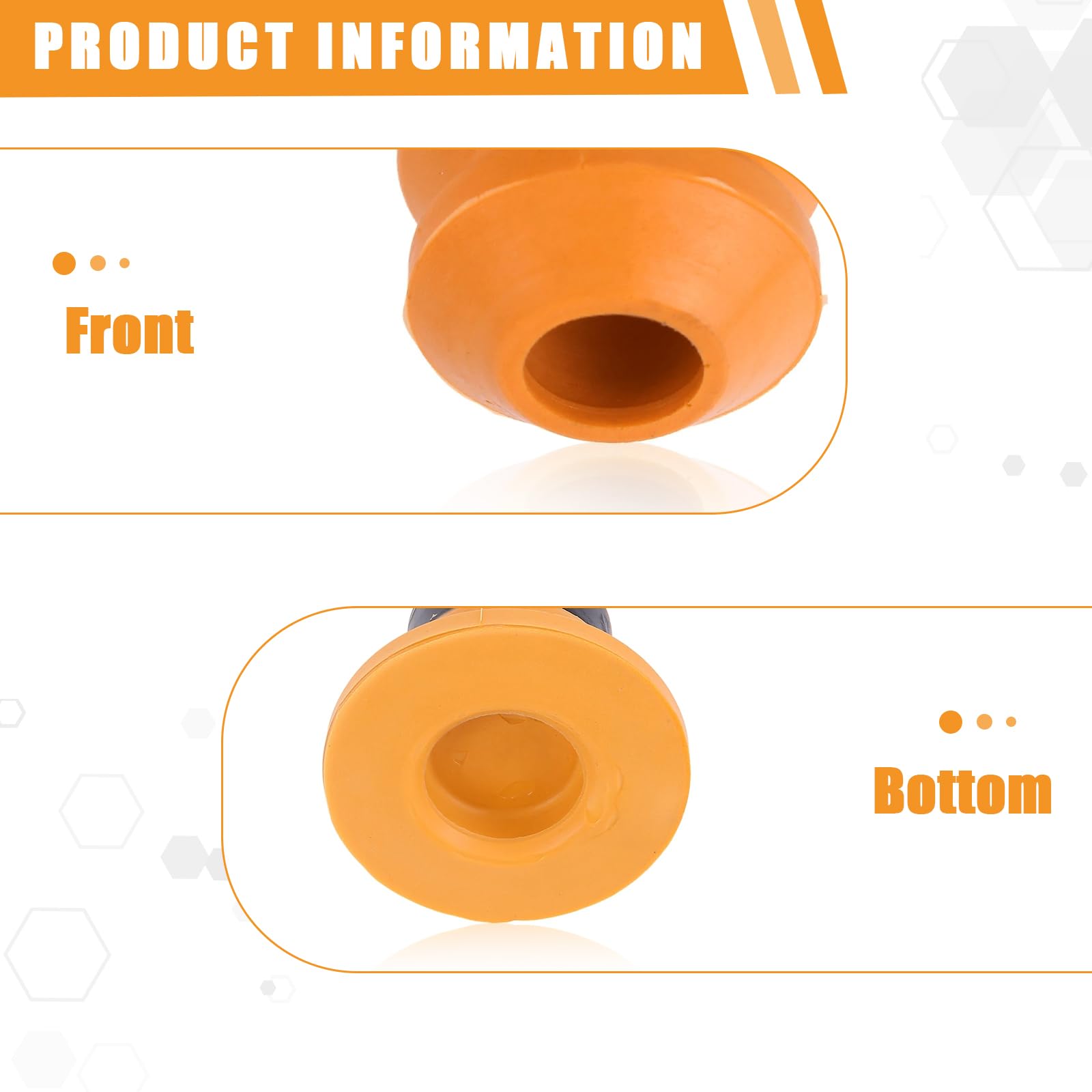 Anschlagpuffer Gummilager Kompatibel mit Citroen Berlingo 2008-2018 Federung Hinterachse Gummi Stoßdämpfer Geräuschreduzierung Kompatibel mit C4 Peugeot 5008 2009-2017 516690 A9C013MT