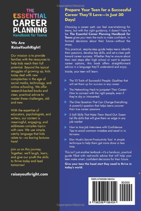 The Essential Career Planning Handbook for Teens: The Ultimate Guide for Teenagers to Plan, Pursue, and Thrive in Their Future Professions (Essential Life Skills Workbooks and Handbooks for Teens) - Image 2