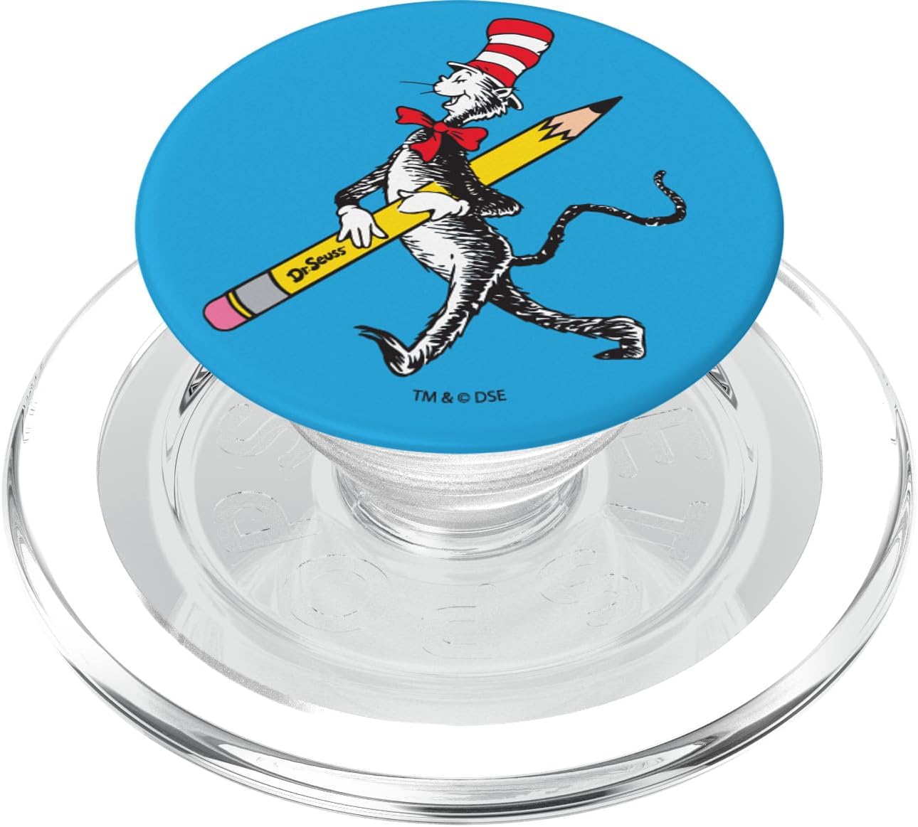 Dr. Seuss Draw a Cat in the Hat PopSockets MagSafe PopGrip for iPhone