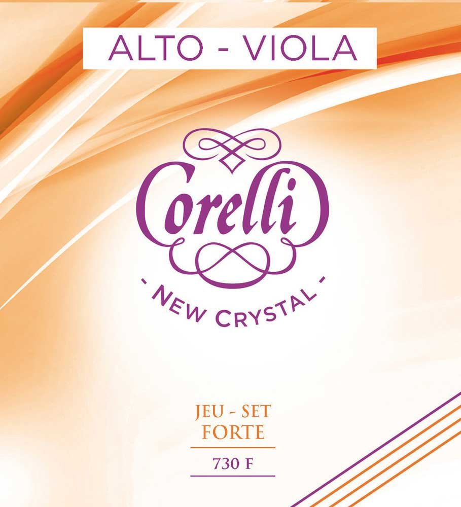 Corelli Viola Saiten Crystal Satz mit A Schlinge Forte 730F