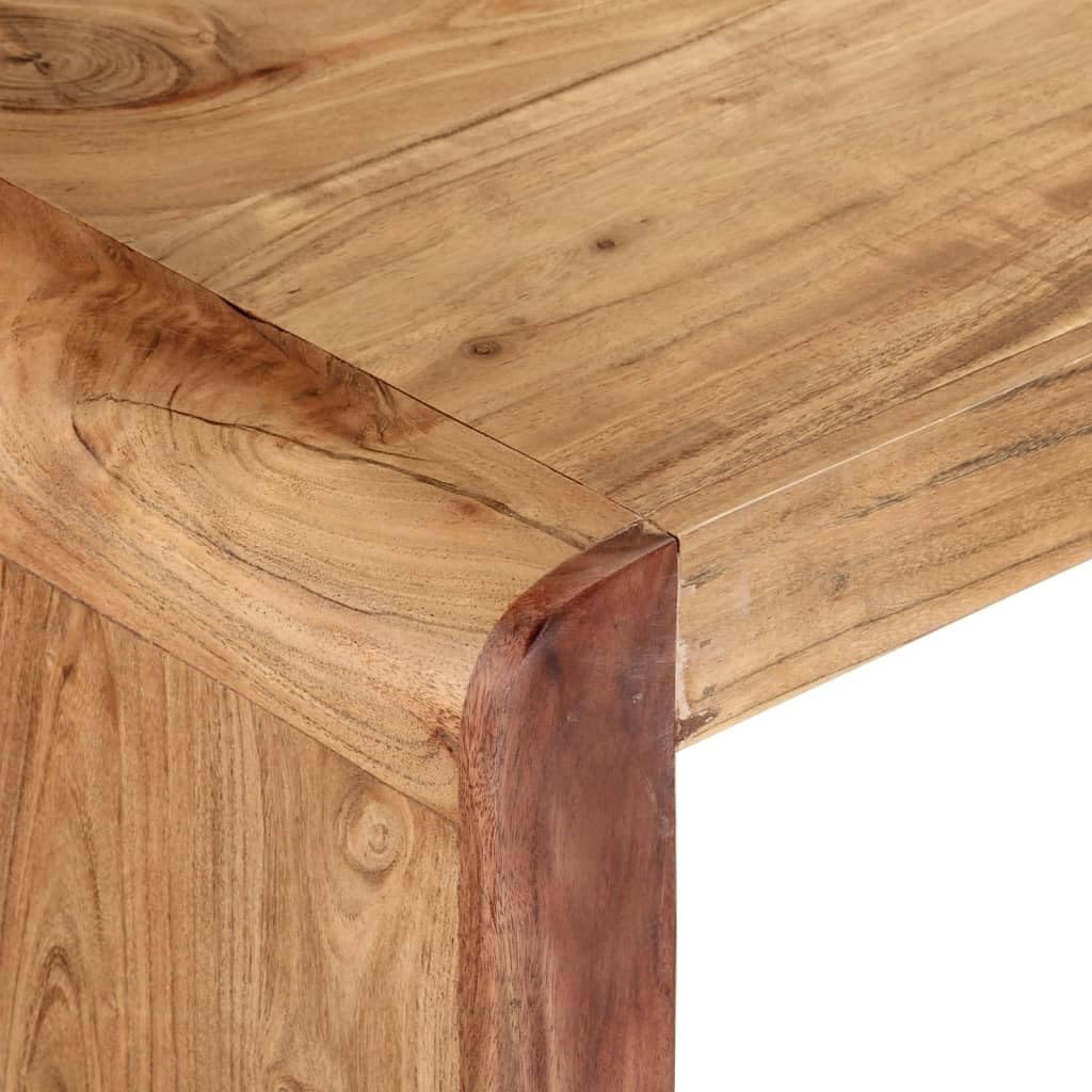 vidaXL Panca 160x38x45 cm in Legno Massello di Acacia