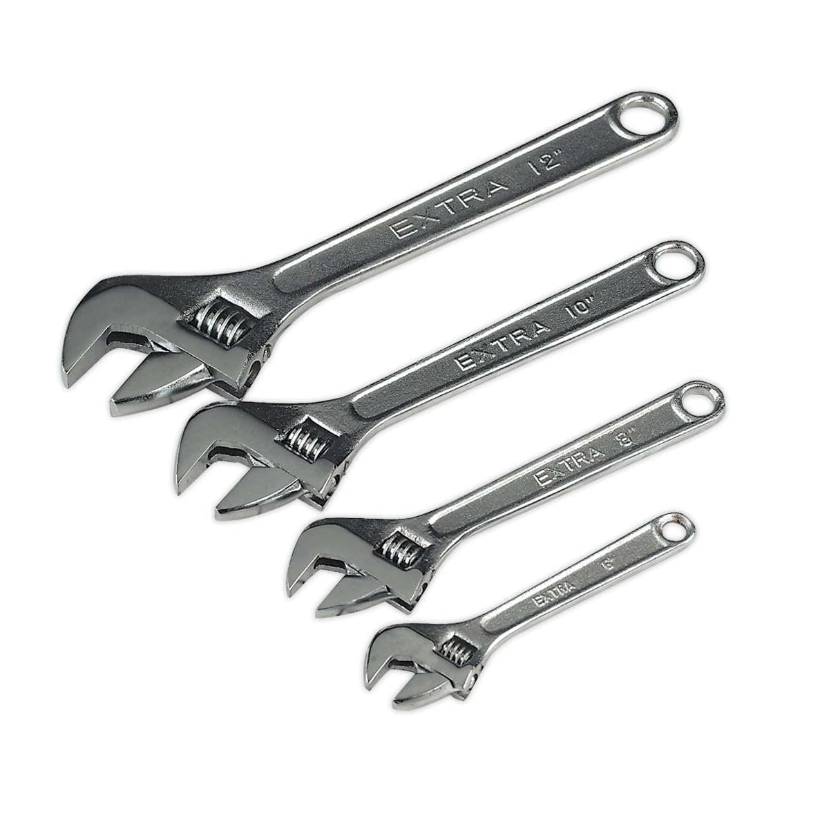 Siegen 4 Piece Adjustable Spanner Set