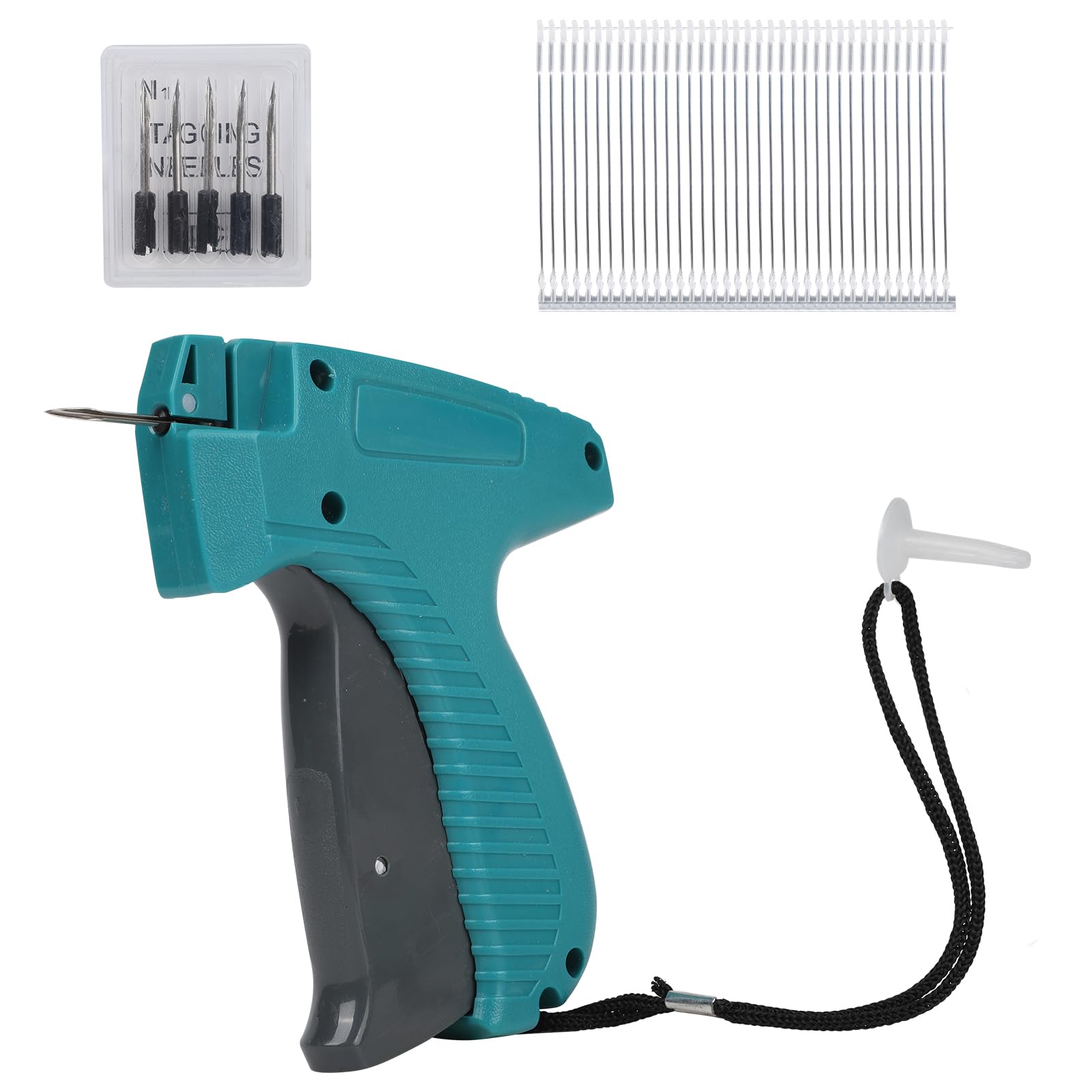 Standard Tagging Gun Price Garment Tag Attacher Gun for Clothing with 5 Needles and 1000 1.4inch Barbs Fasteners for Fine Tagging Applications Blue