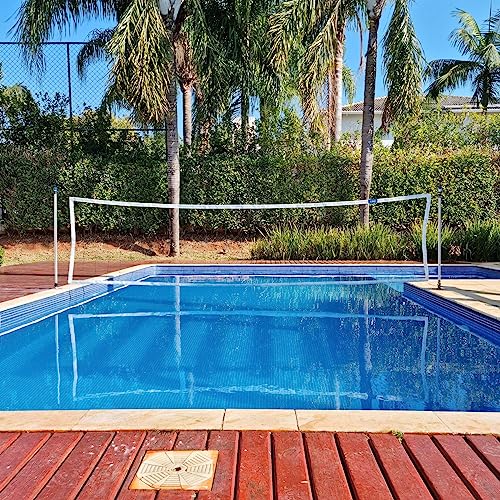 Rede de Biribol Vôlei de Piscina 4 Faixas 5 Metros