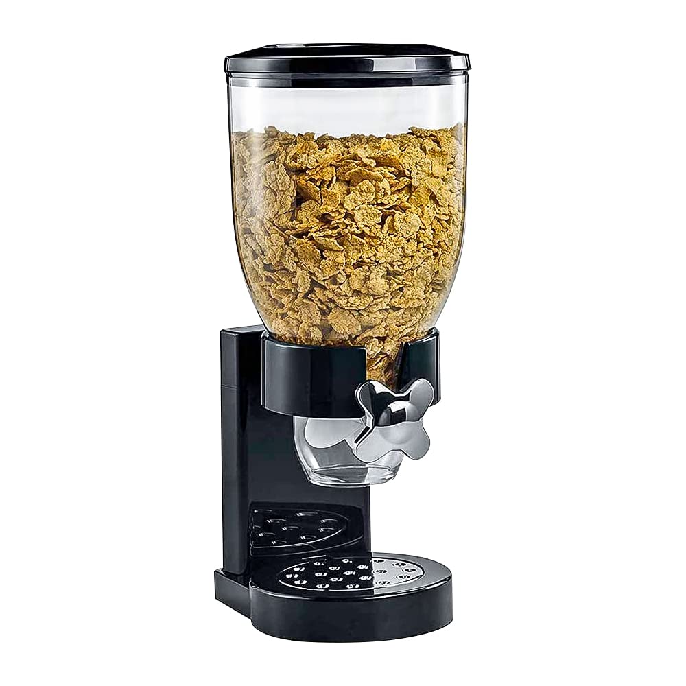 Dispenser per cereali, facile da usare, dispenser per alimenti a secco, contenitori per cereali, perfetti come caramelle, noci, riso, granola, dispenser per alimenti e altro ancora, erogazione di