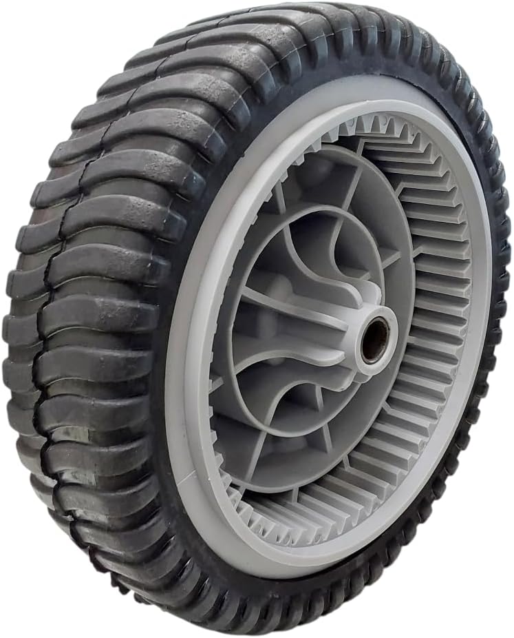 Replacement Push Mower Geared Drive Front Wheel Gray Compatible With MTD 734-04018 734-04018A 734-04018B