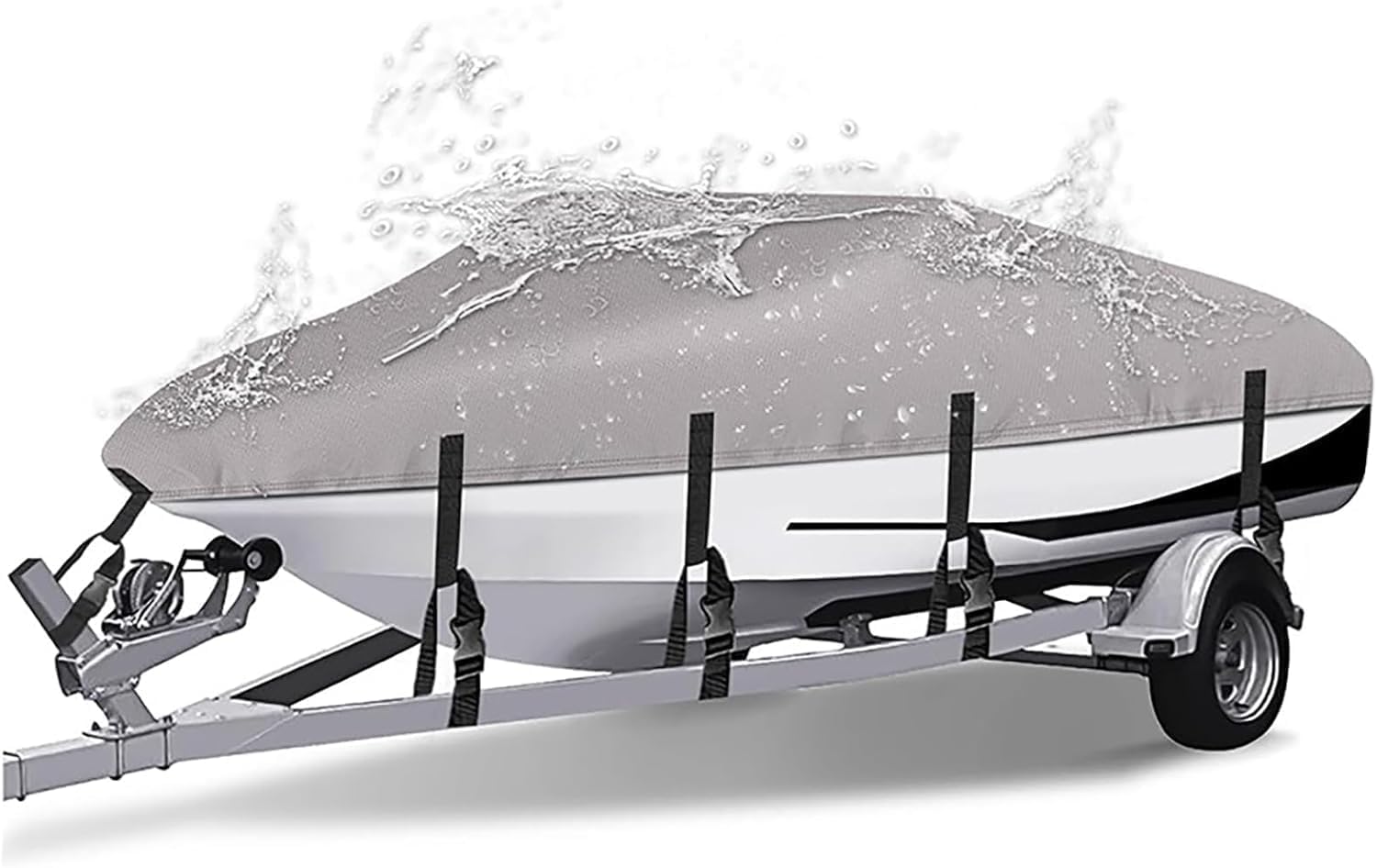 Bâche bateau Tracker Pro Team 170 SC (2000-2010) en tissu Oxford marine