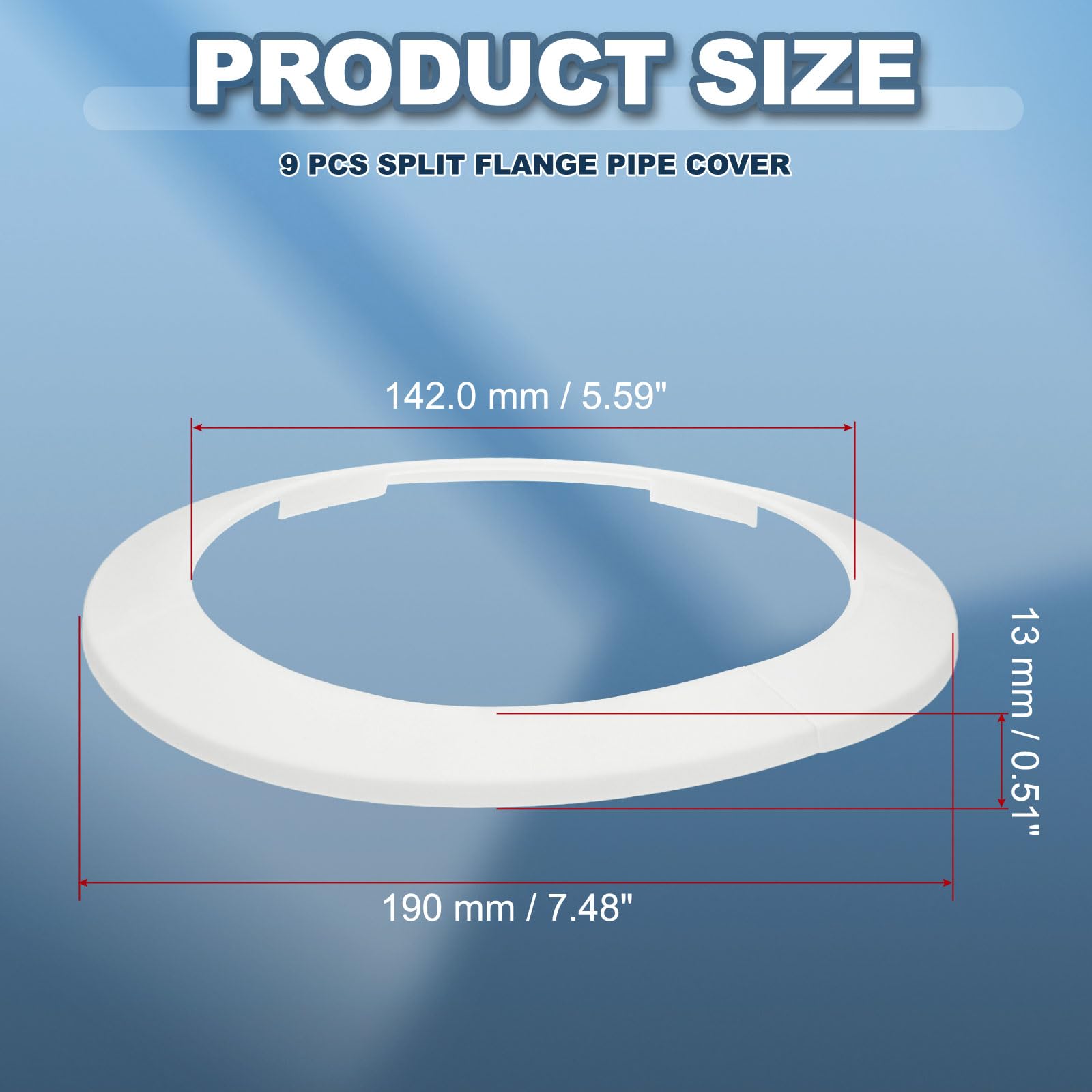 PATIKIL 142mm Plumbing Cover Plates - Image 2