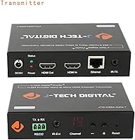 Vista 2 de J-Tech Digital Codificadorextensormatriz de video HDMI H.264 a través de Ethernet, con RS23, enrutamiento IR, aplicación J-Tech Digital Control