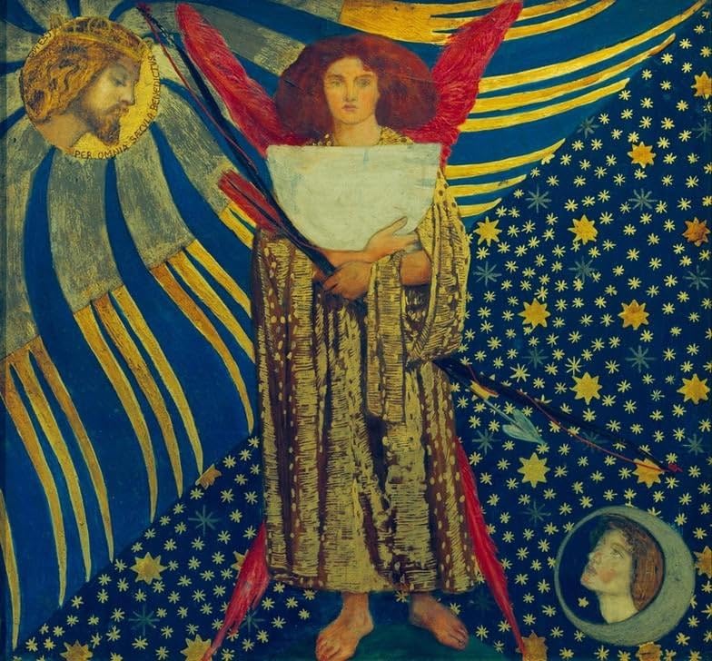 Toile murale abstraite Dantis Amor Rossetti pour sublimer la décoration de votre salon