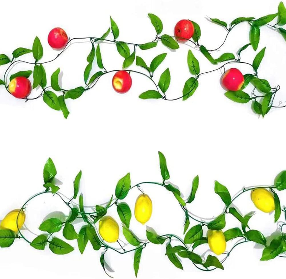 Sukkot Decorations Etrog Sukkah Decoration Rope Fruits Garland Indoor Outdoor Decor for Jewish Sukkot Holiday Supplies