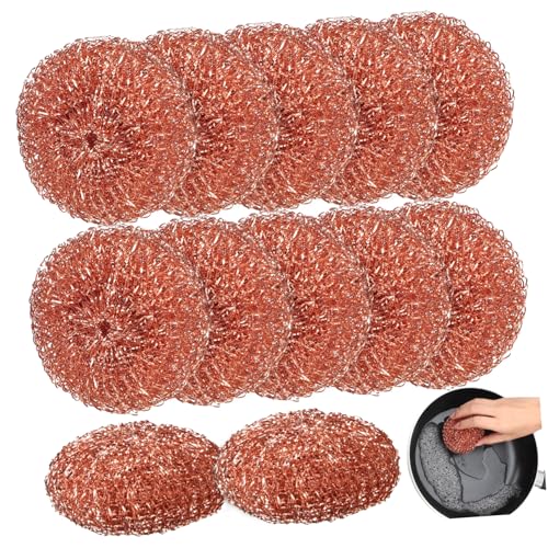 Unomor 12pcs Stainless Steel Cleaning Ball Metal Sponge Scrubbing Brush Stove Scrubber Dish Scrubber Oven Scrubber Kitchen Cleaning Supplies Steel Scrubber for Dishes Pan Scrubber