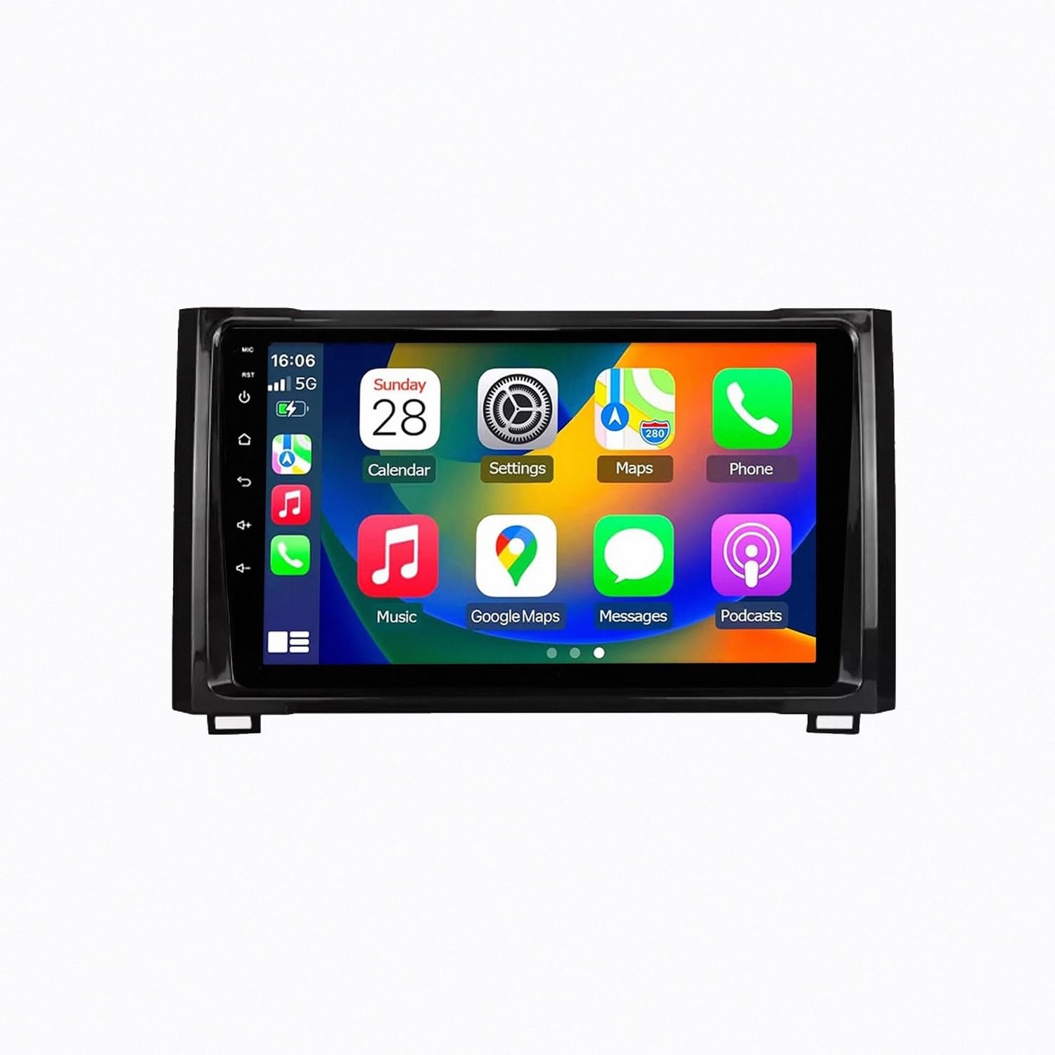 Autoradio touchscreen con manos libres Bluetooth para solucionar llamadas en ruta 8