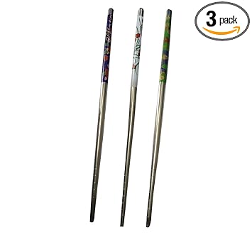 SK Craft Multicolor Still Matel Juda Sticks/Juda Pin/Juda Makers/Hair Accessories for Women & Girls-Set of 3