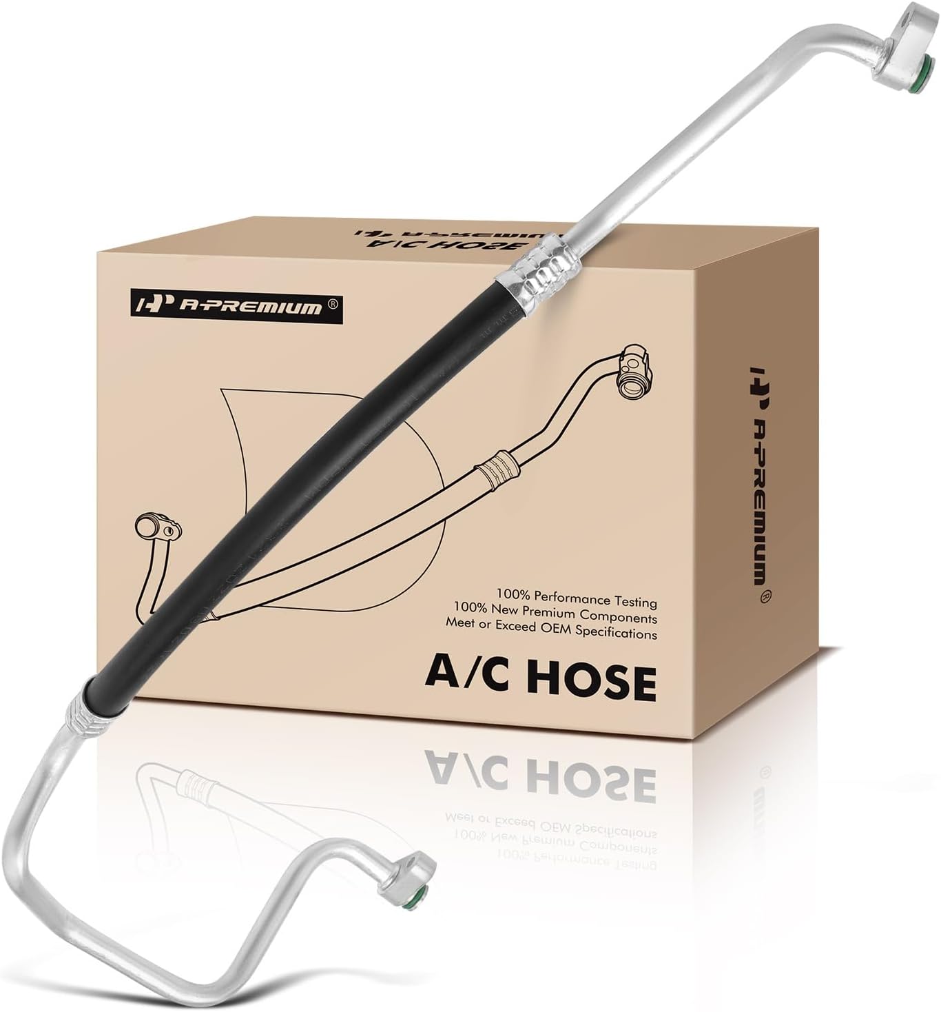 A-Premium A/C Suction Hose Assembly Compatible with Scion tC, 2011-2016, 2.5L, Gas, Compressor to Evap