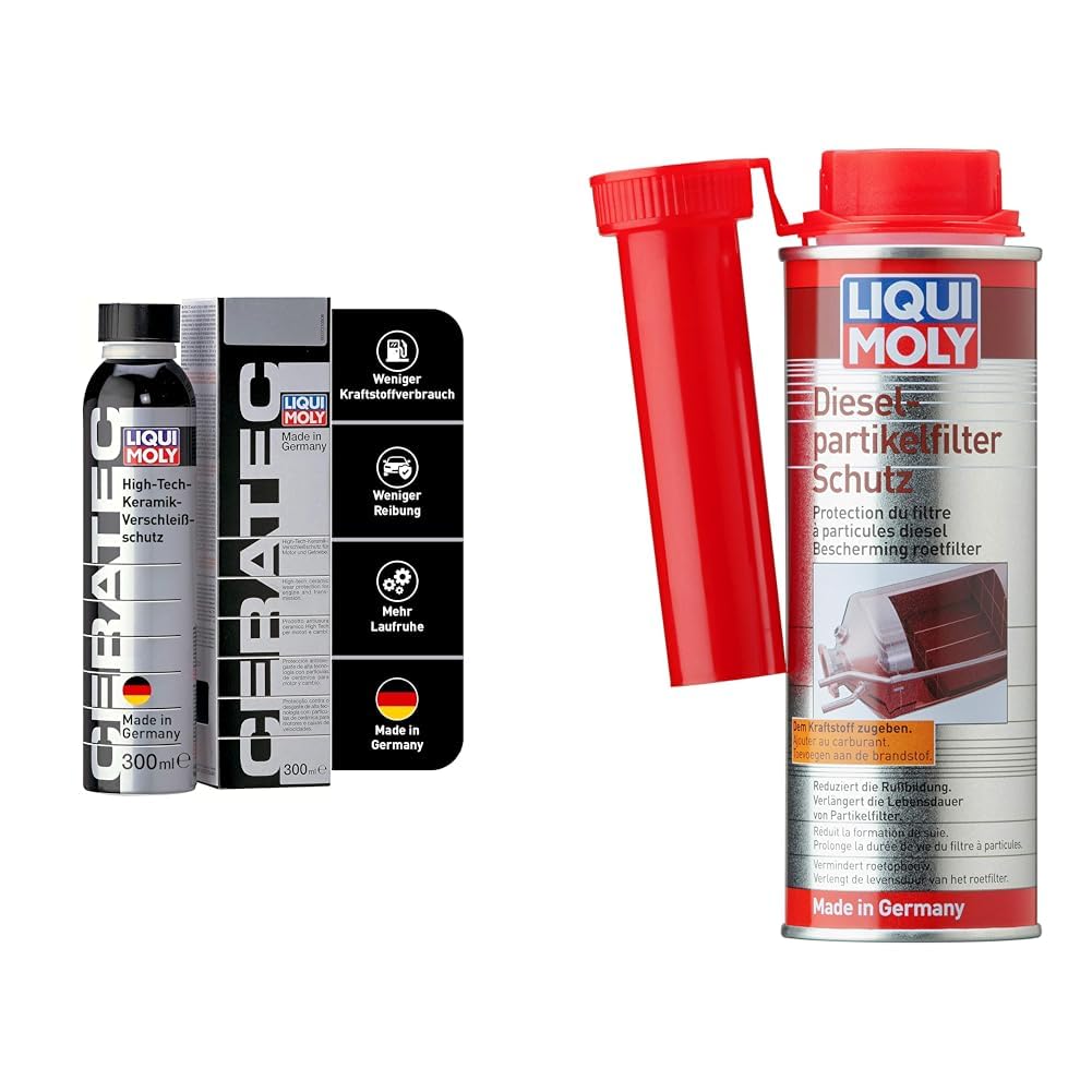 LIQUI MOLY Öladditiv Cera Tec Art.-Nr. 3721 Keramikverschleißschutz & Dieselpartikelfilterschutz | 250 ml | Dieseladditiv | Art.-Nr.: 5148