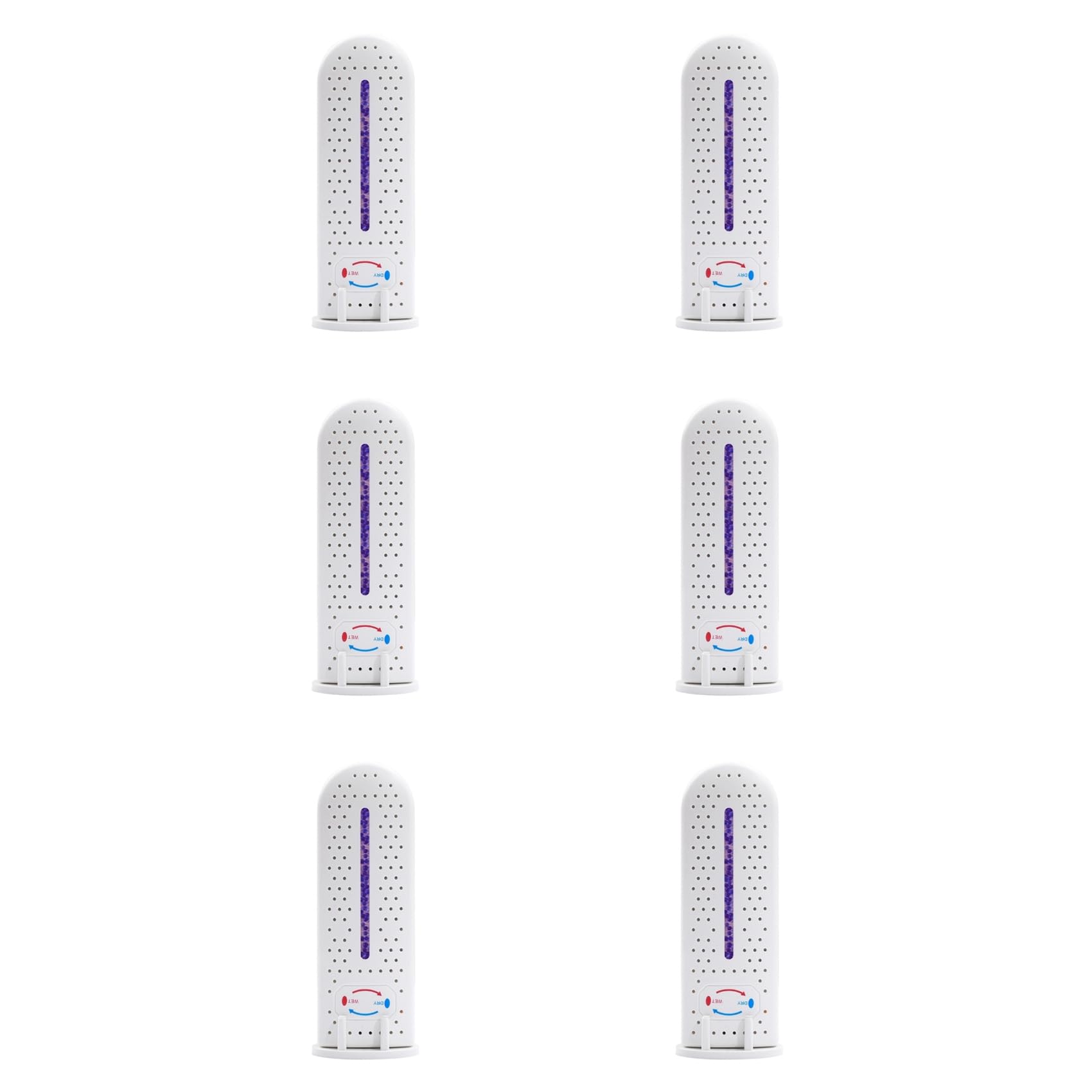 Hndhbfgrt 6X Mini Air Dryer Bathroom Bedroom Dehumidifying Recyclable Moisture Absorber Wardrobe Portable Indoor Dehumidifier