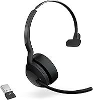 Vista 13 de Jabra Evolve2 55 - Auriculares inalámbricos estéreo con tecnología AirComfort, micrófonos con cancelación de ruido y cancelación activa de ruido