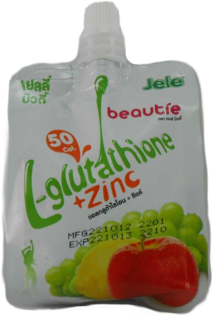 Jele Beautie (L-glutathione + Zinc) Nt. Wt. 150 G. (5.29 Oz) Product From Thailand