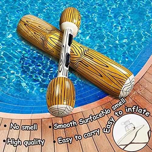 Binghai Battle Log Rafts aufblasbares Pool-Schwimmspielzeug für Outdoor-Spiele Pool Float Wasserspielzeug für Sommer… – Bild 7