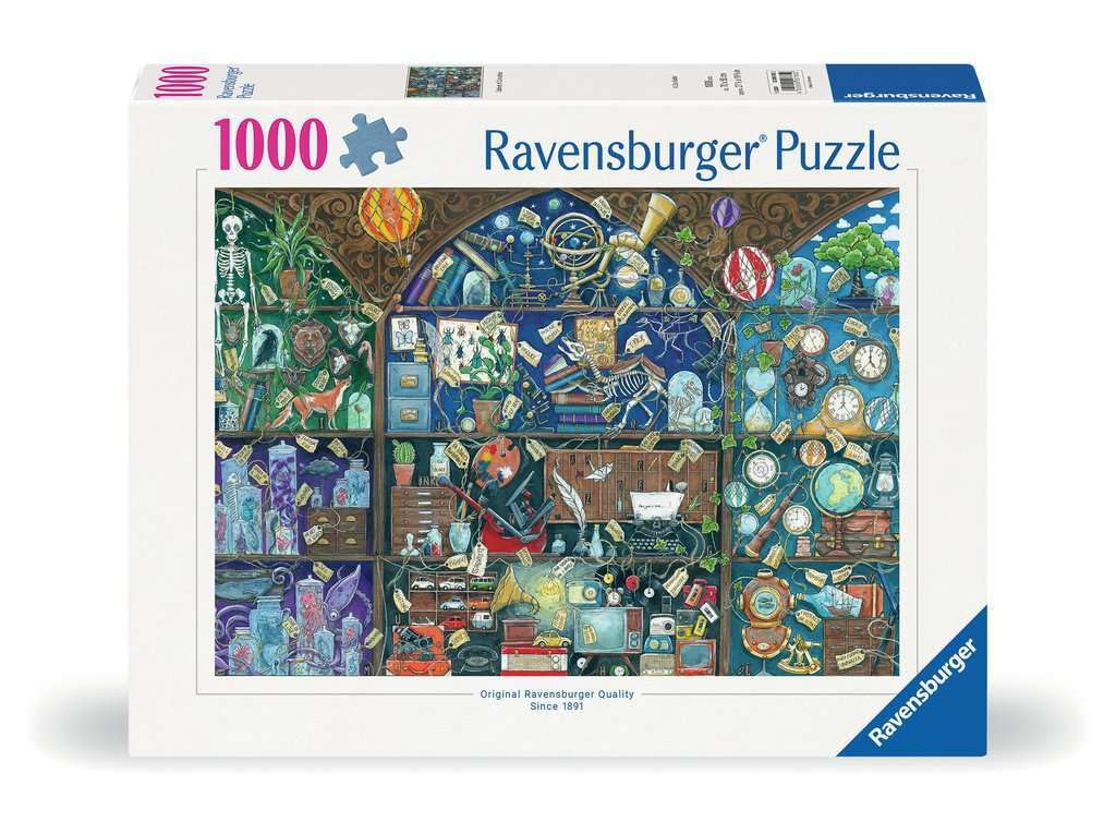 Cabinet of Curiosities 1000 Piece Jigsaw Puzzle for Adults - 12000785 - Handcrafted Tooling, Made in Germany, Every Piece Fits Together Perfectly