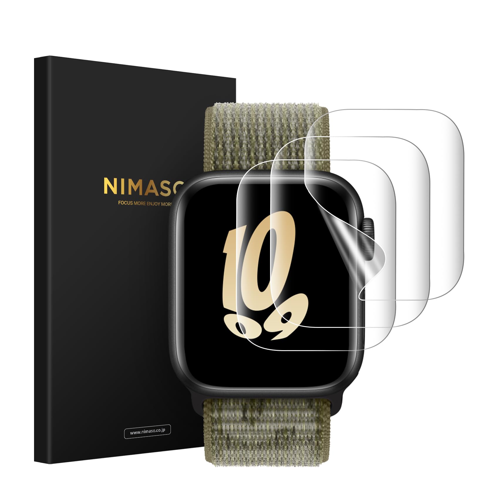 【3枚組】NIMASO フィルム Apple Watch series SE 3…