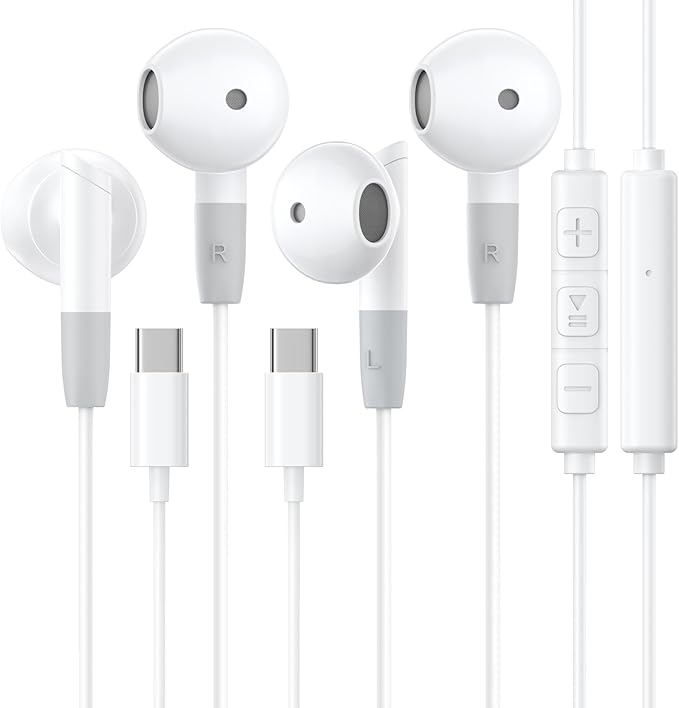 Sftoep Wired In-Ear Headphones for iPhone and Galaxy