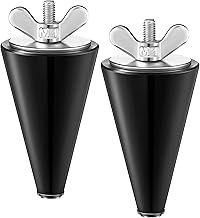2 Pcs Rubber Winter Plug Applied in Boat Drains for 1/2 Inch to 1 Inch Holes, Long Tapered Rubber Stopper & Stainless Steel Head, Boat Drain Plug for Preventing Leaks and Water Intrusion